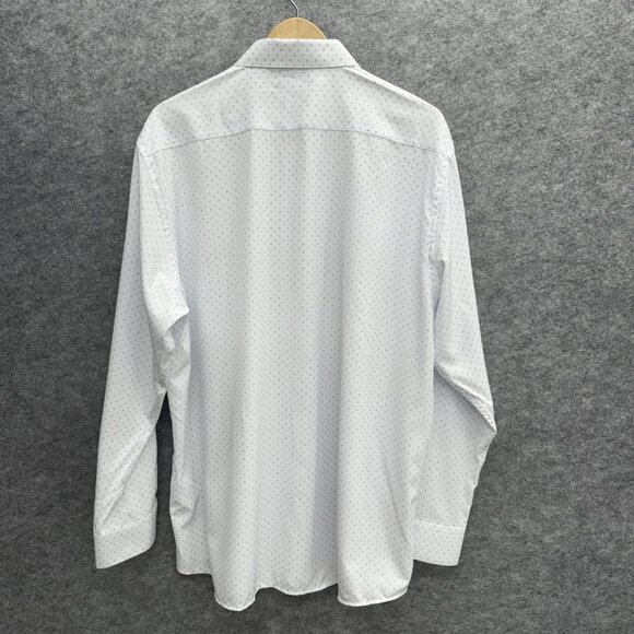 Nautica Men's Performance Dress Shirt, Slim Fit, White, 18-18.5 36/37, XXL NEW - Picture 3 of 12